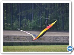 Chuck Baker’s 90” Warm Canard flying Kite