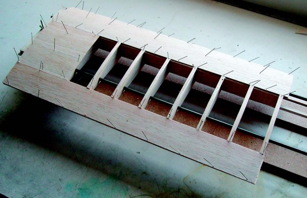 model aircraft building jig