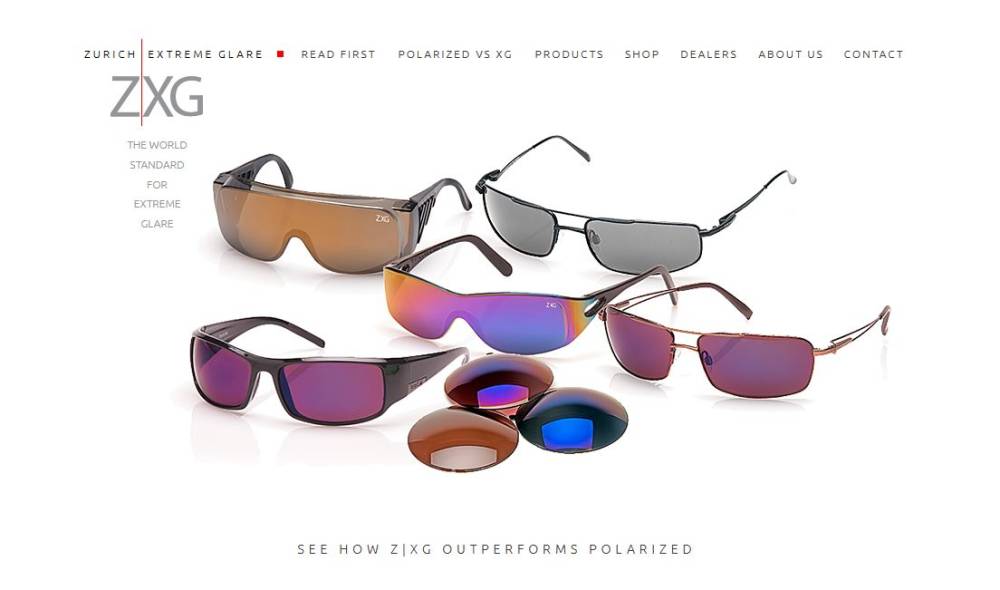 ZXG (Extreme Glare) Sunglasses by Zurich International Announces New
