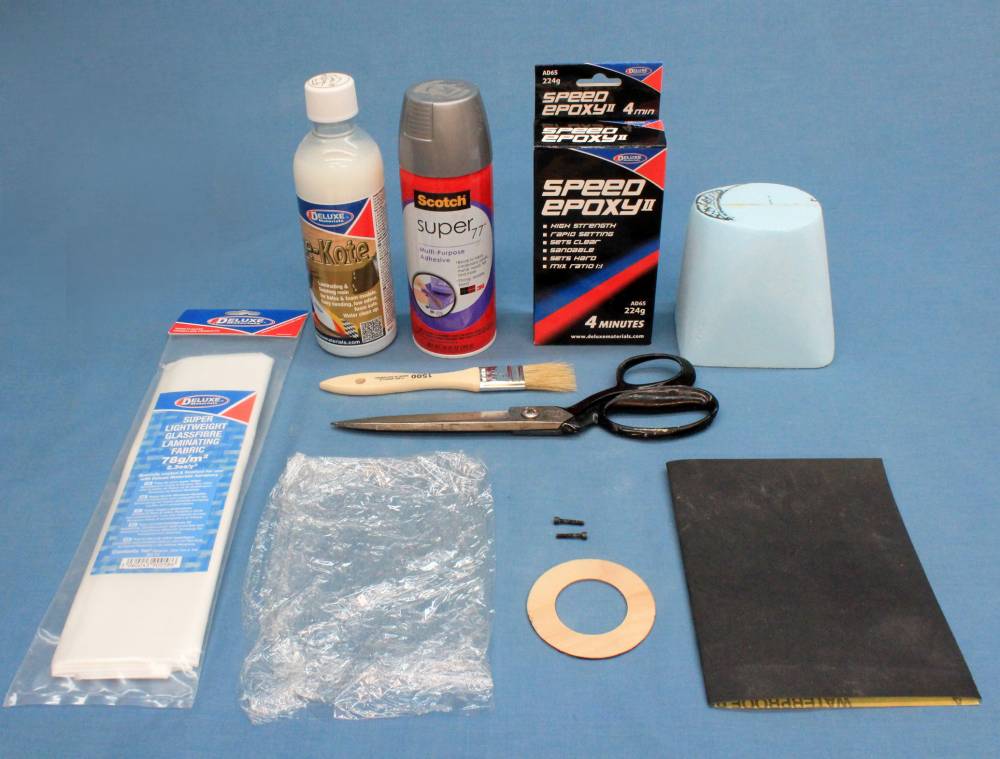 RC Kits 32 Great Planes Ultra Sport 60 Making The Fiberglass Cowl