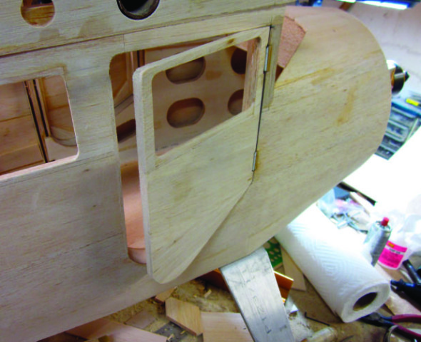 Building cabin doors for the Stinson SR-9