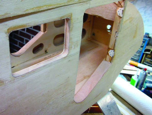 Building cabin doors for the Stinson SR-9