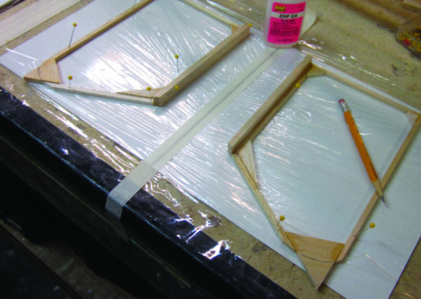 Building cabin doors for the Stinson SR-9