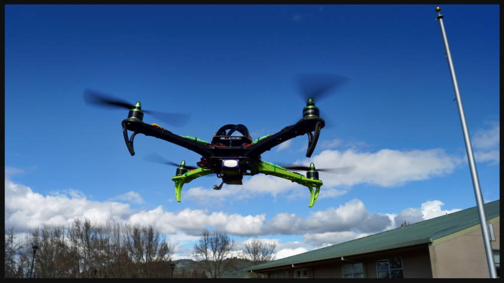 Sk450 quadcopter top