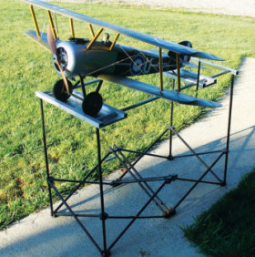 There is no better use for two old bag-type camping chairs.