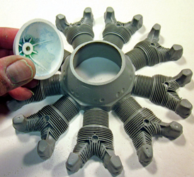 How To: Detailing a FTE Scale Radial Engine Casting