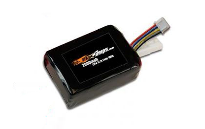 LiPo 2000 3S 11.1v Battery Pack – MaxAmps Lithium Batteries