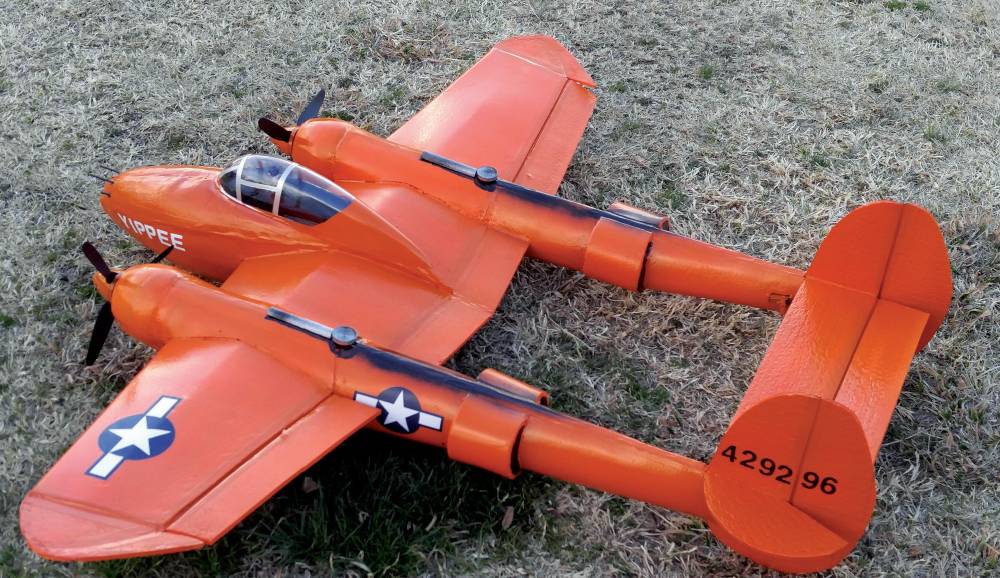 Fan Fold Foam Stand- Off Scale P-38 - Fly RC Magazine